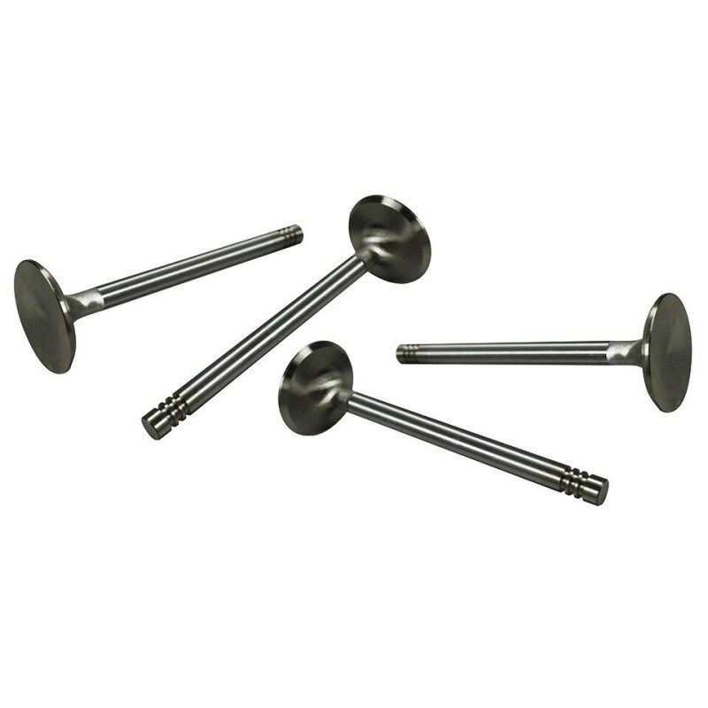 set de 4 soupapes 35,5mm INOX queue de 8 mm
