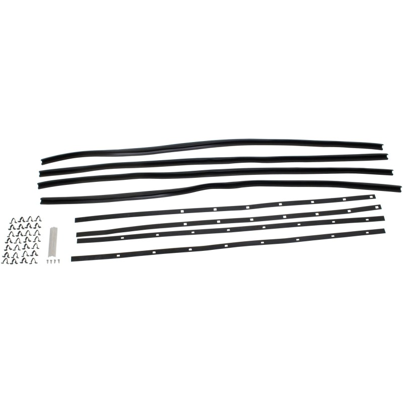 jeu de 4 lèches vitre à clipser pr kit une glace 8/64-