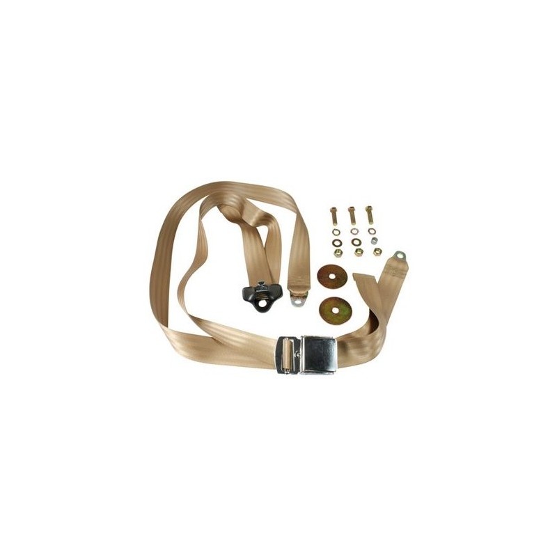 ceinture style WOB 3 points gauche ou droite beige vendue avec le kit de montage remplace la ref 92946