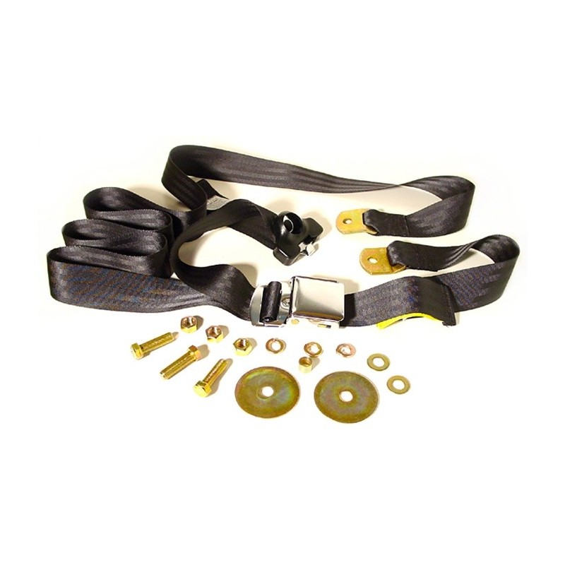 ceinture style WOB 3 points gauche ou droite noire vendue avec le kit de montage remplace la ref 92944