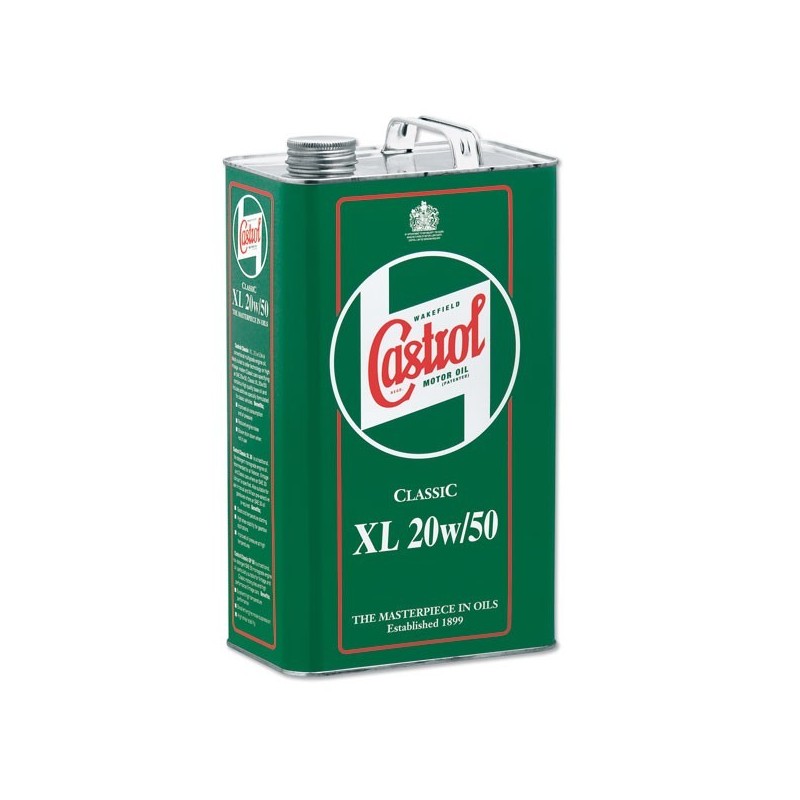 huile multigrade XL 20W50 CASTROL CLASSIC en bidon de 5L
