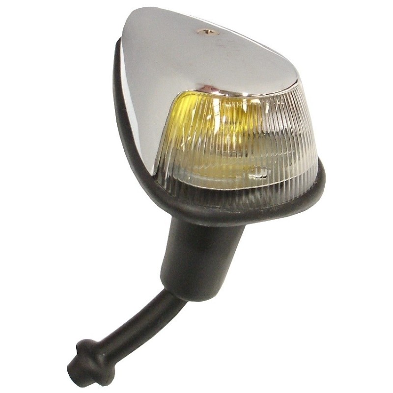 clignotant d’aile complet avec glace blanche 8/63- en INOX (...