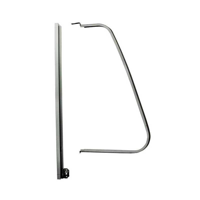 cadre en aluminium de petite vitre fixe droite 68-