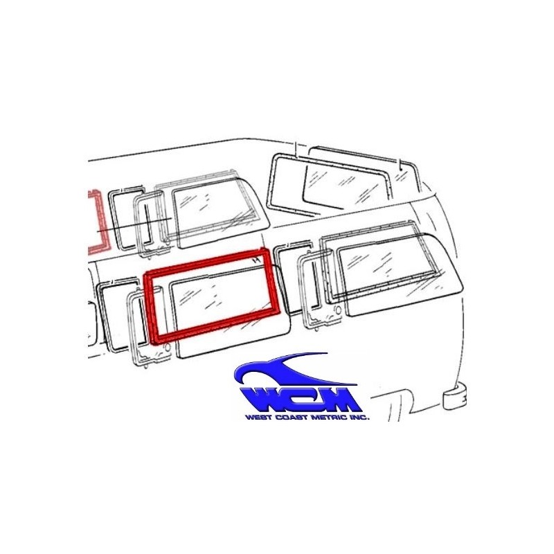 joint de vitre latérale centrale gauche ou droite 68- POUR M...