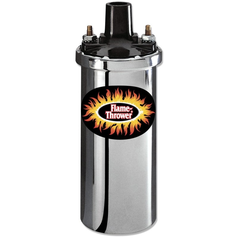 bobine d'allumage chromée PERTRONIX 40.000 volts (3.0 Ohms) ...