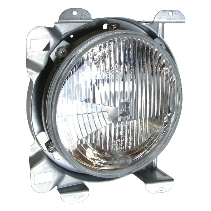 phare avant droit avec structure métallique