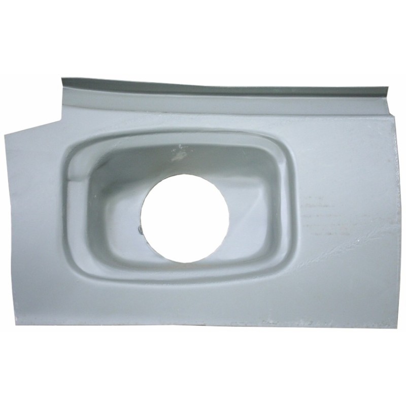 tôle d'emplacement de trappe à essence