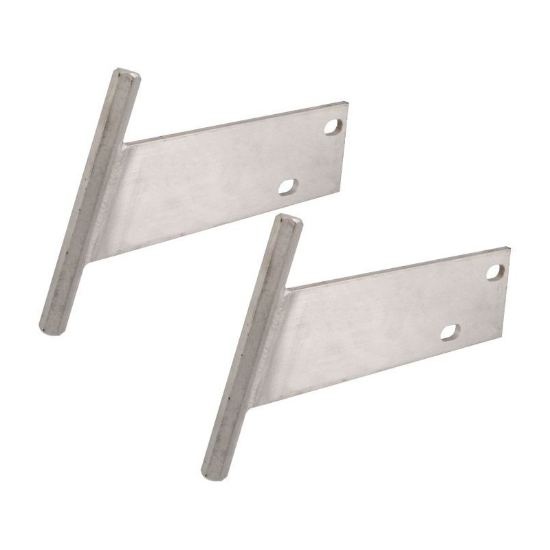 set de 4 T-barres hexagonaux en alu avant et arrière 1300-1600 8/67-7/74