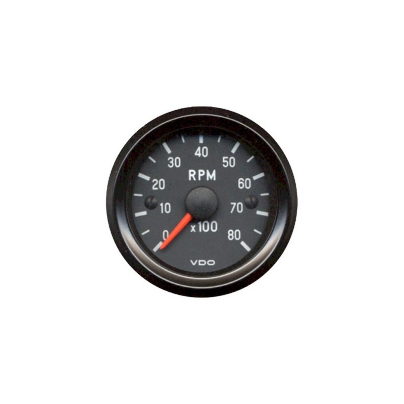 compte-tours 8.000 tours diam 52mm VDO