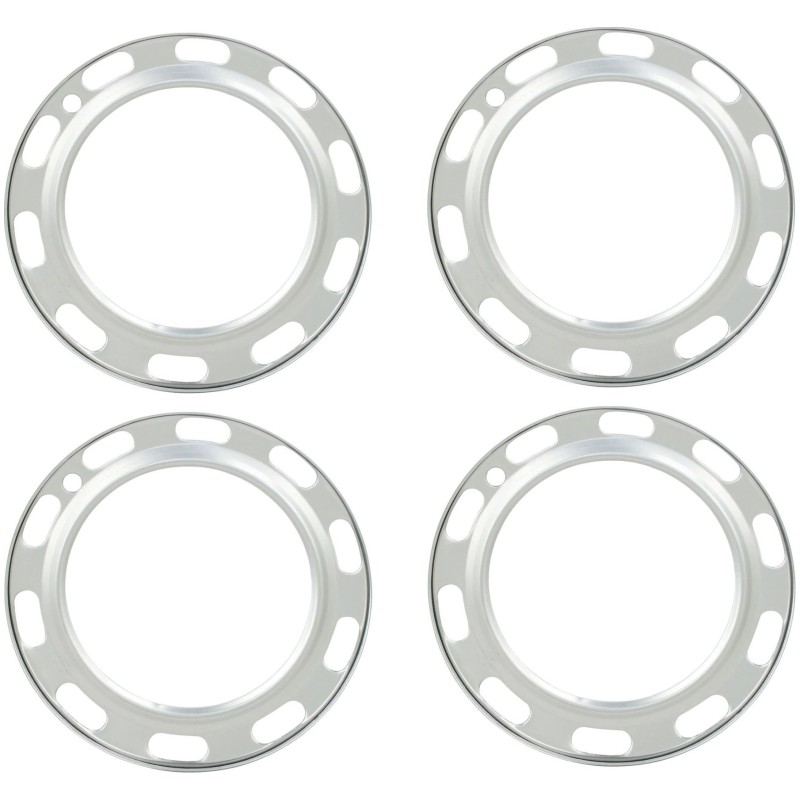 set de 4 cerclages de jantes en aluminium pour T1 66-67 (modèle à 10 trous)