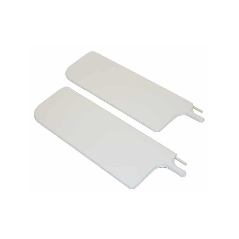 set de 2 pare-soleil TMI blanc sans miroir 65-72 (sauf 1303)
