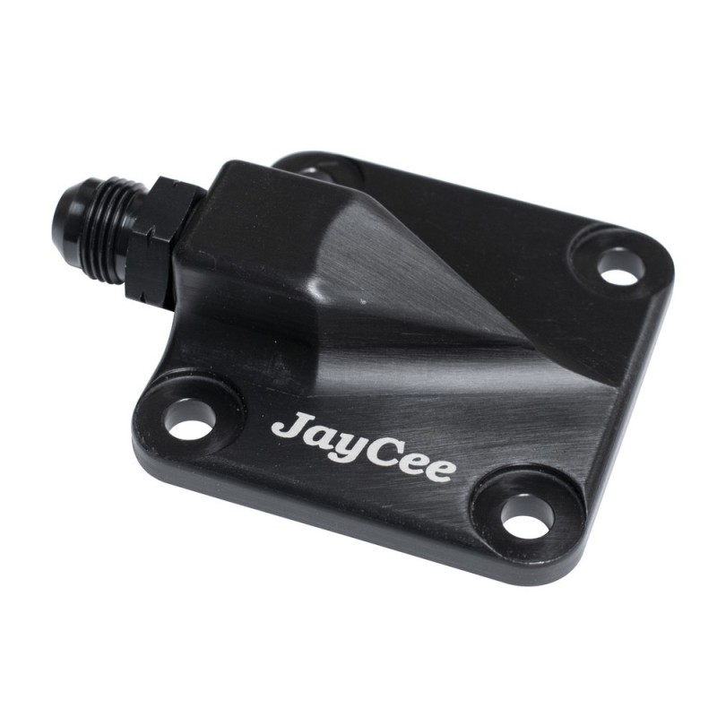 couvercle de pompe à huile full flow anodisé noir JAYCEE