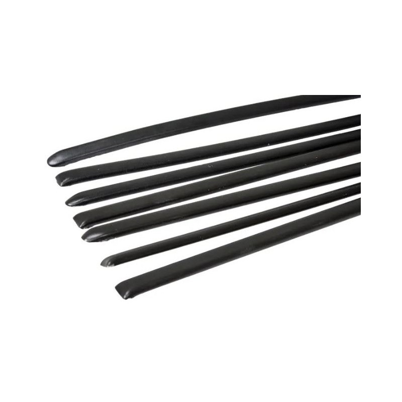 set de 7 baguettes aluminium noires longueur de baguette de ...