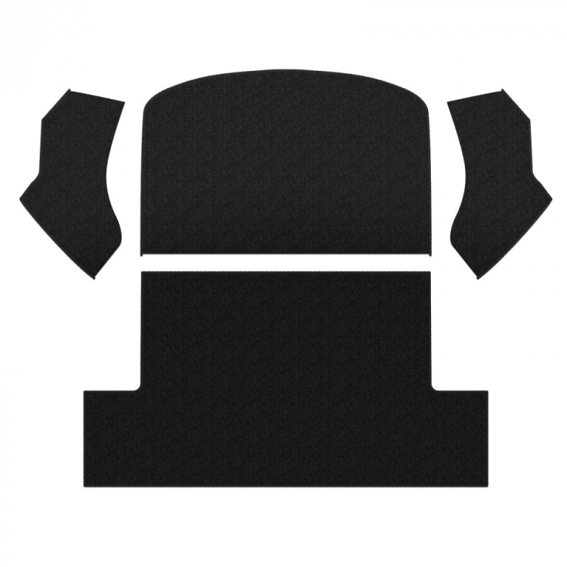 kit moquette de coffre arrière noire sans banquette 54-77  (...