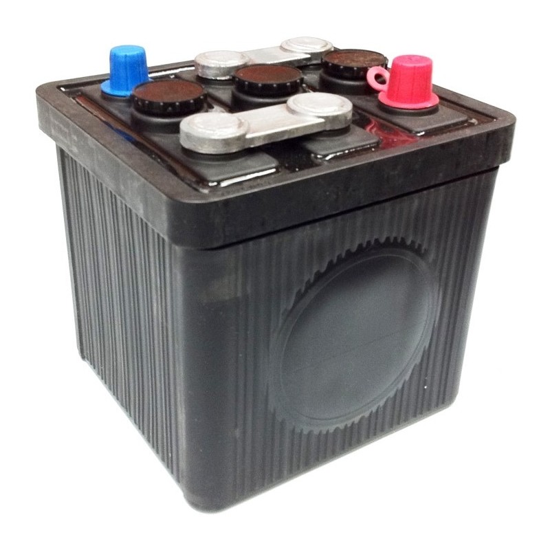 batterie 6Volts noire 66Ah (livrée sans acide)