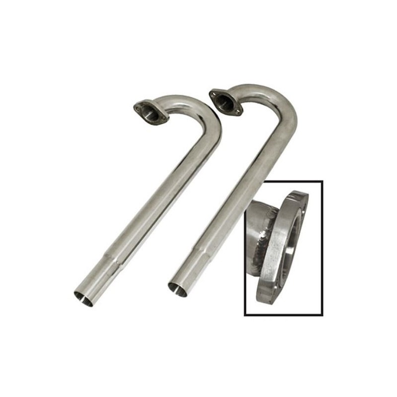 set de 2 J tubes INOX