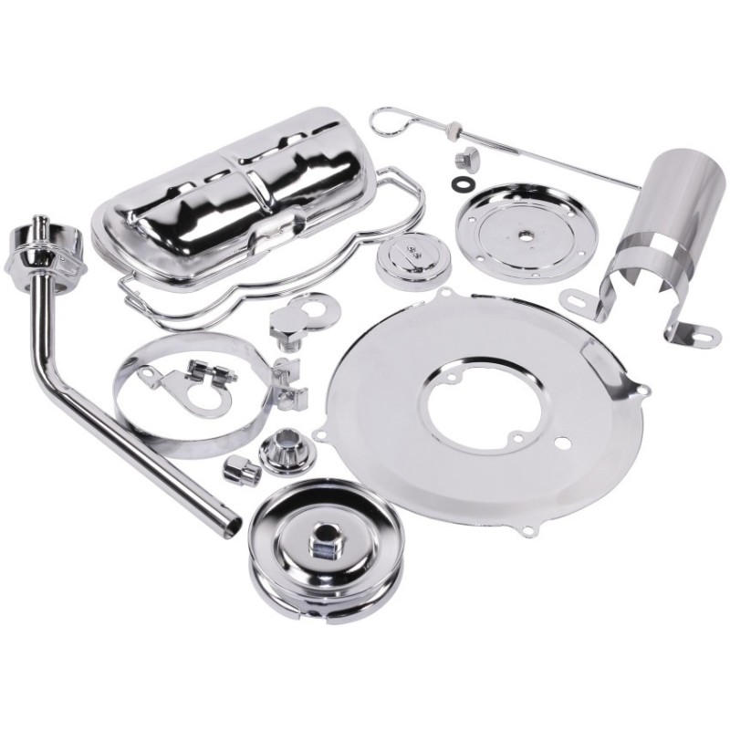 kit chrome moteur 11 pièces