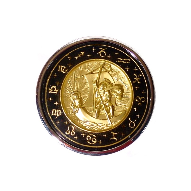 bouton de klaxon pour volant BANJO « SAINT CHRISTOPHE »