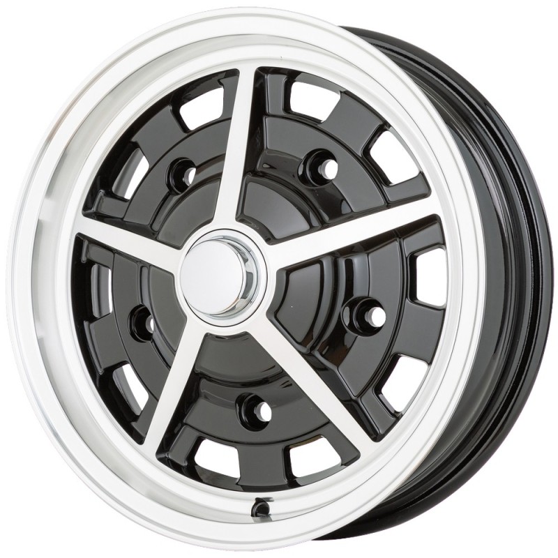 jante SOUTH AFRICA SPRINTSTAR noire et polie  4,5x15'  5 x 205  (ET 14)