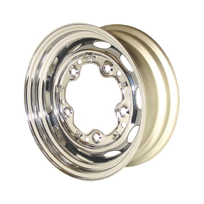 jante type 356 chromée  5,5x15'  5 x 205  (ET 15)