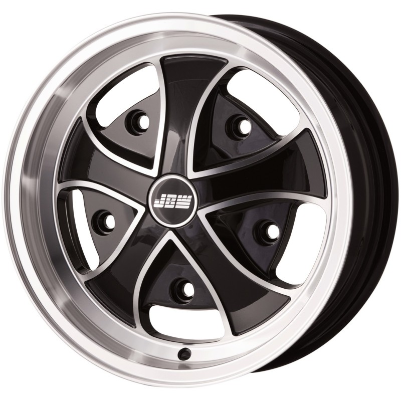 jante IRON CROSS noire et polie  5,5x15  5 x 205  (ET20)