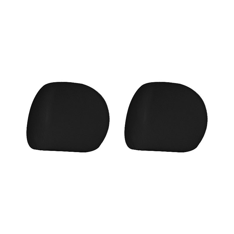 set de 2 housses pour appuis tête noir 77- pour réf 92674