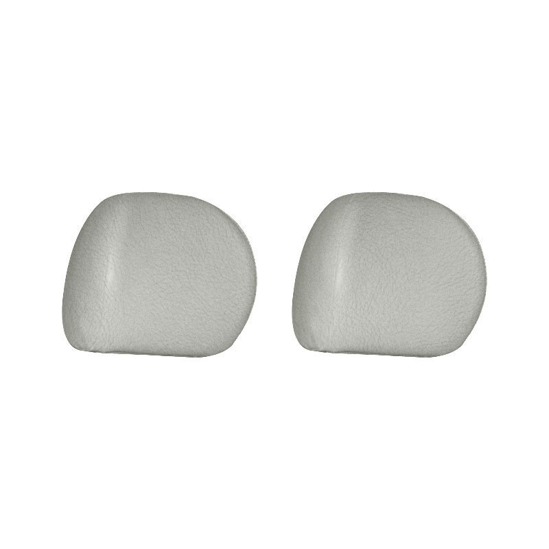 set de 2 housses pour appuis tête gris clair 77-  pour réf 9...