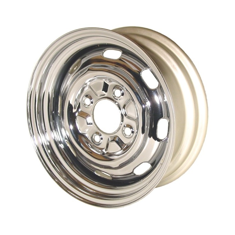 jante type origine chromée 5.5 x 15  (ET 25) - prévoir une...