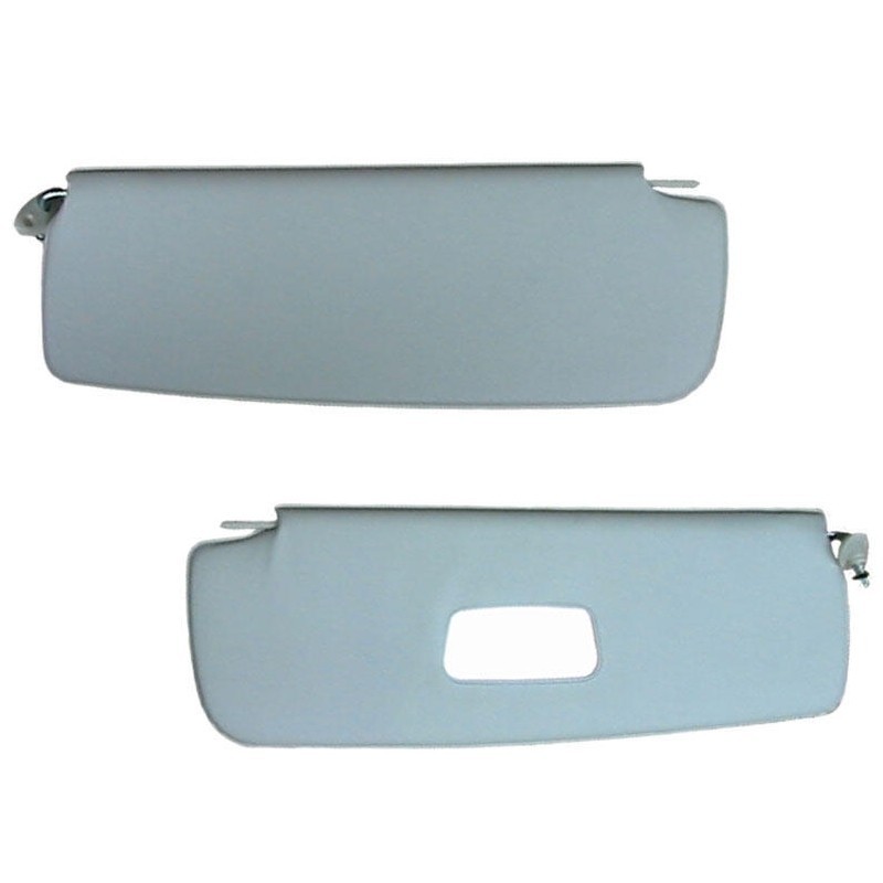 pare-soleil BLANC avec miroir passager pour Type 3 1961-1974 (paire)