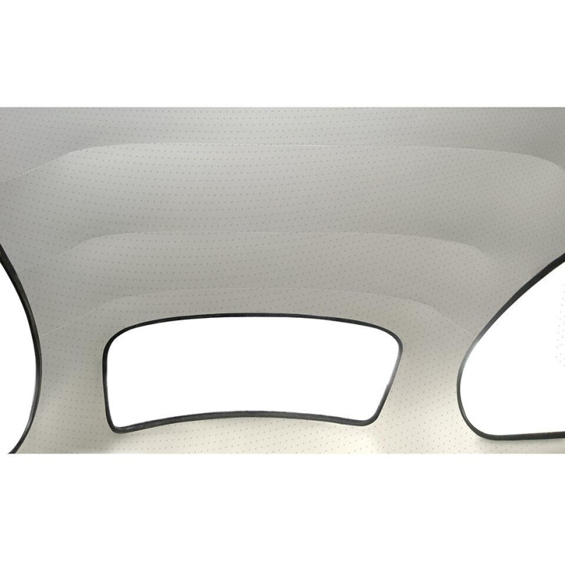 ciel de toit blanc 67- en vinyl blanc perforé (TMI dièze44) ...