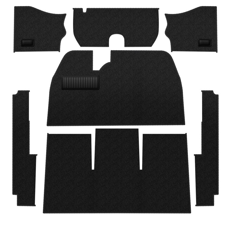 kit moquette intérieur noire 56-58 (sans caoutchouc pose pie...