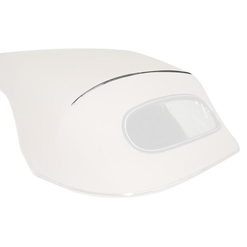 baguette aluminium polie au dessus de la vitre arrière -67