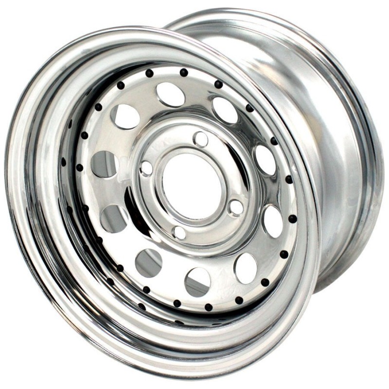 jante MODULAR chromée 8 x 15  (ET 0) (prévoir une boulonne...