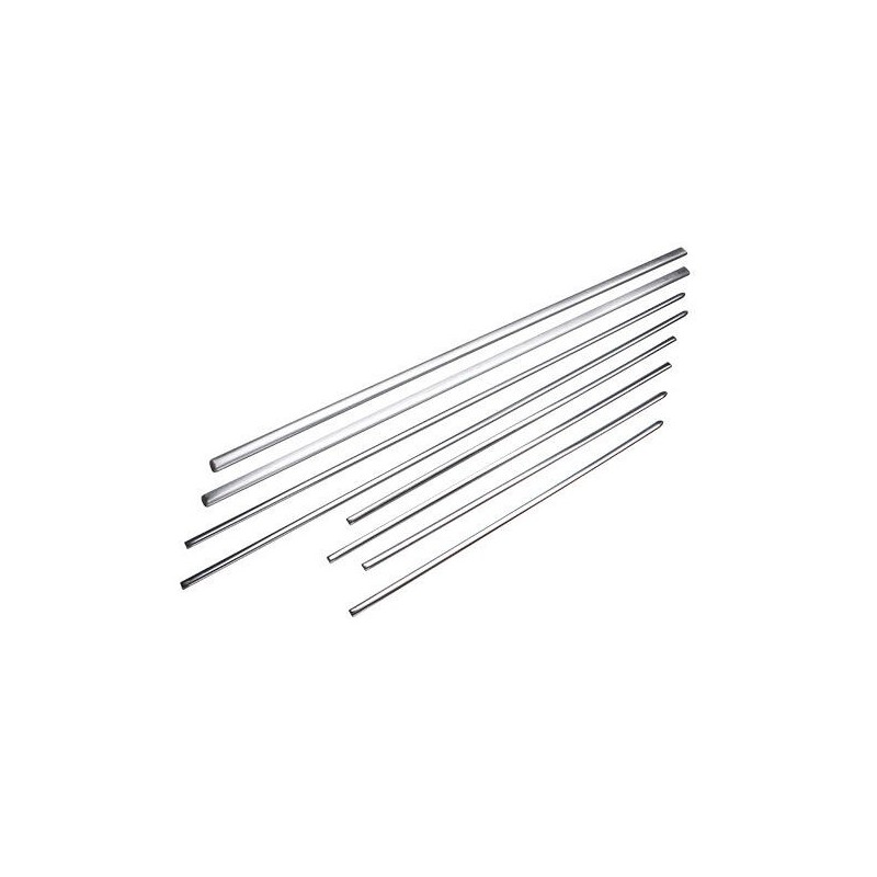 kit baguettes INOX (8 pièces) 64-66 avec répétiteur latéral