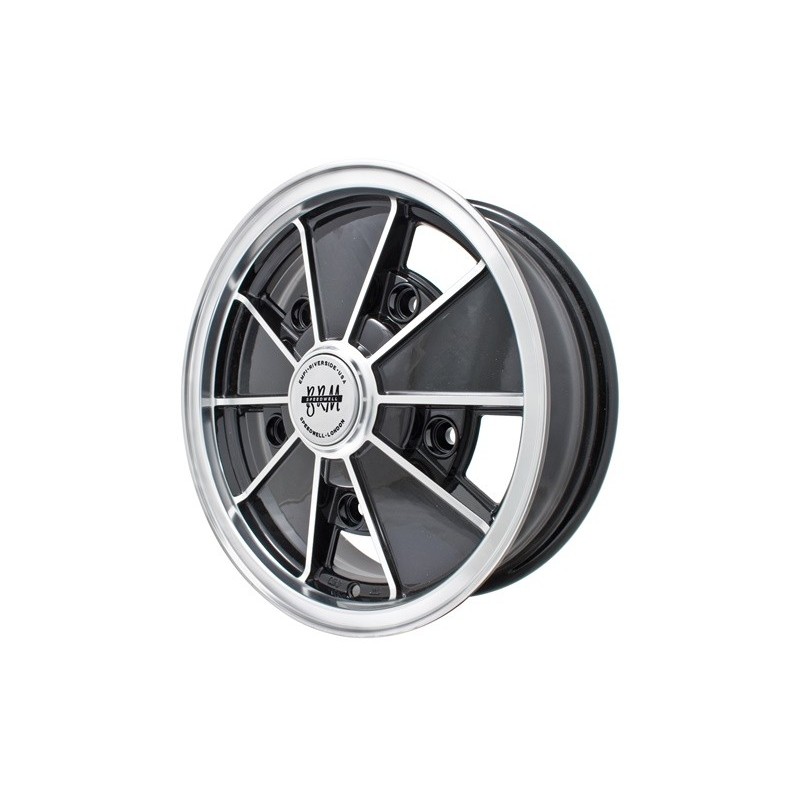 jante BRM noire et polie  6,5x15'  5 x 205  (ET 12)