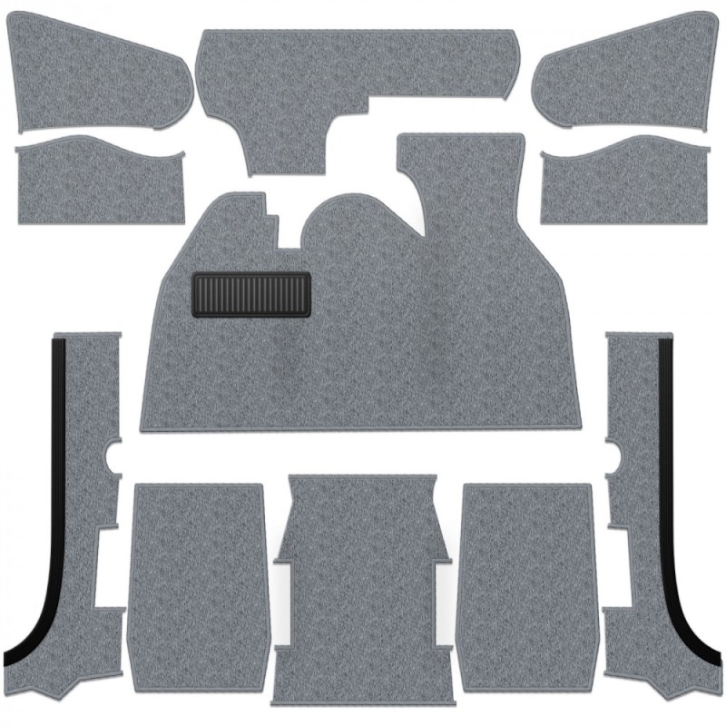 kit moquette intérieur grise 73-79 pour cabriolet, marque TM...