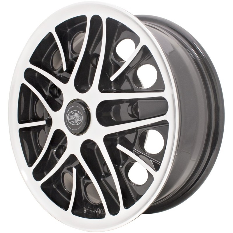 jante COSMIC noire et polie  5,5x15  5 x 205  (ET 22)