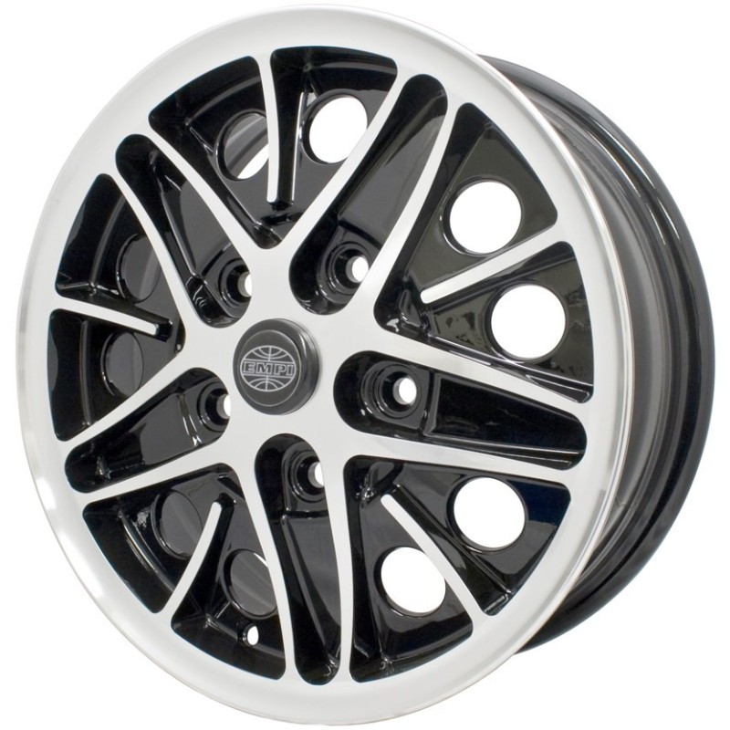 jante COSMIC noire et polie  5,5x15  5 x 130  (ET 45)