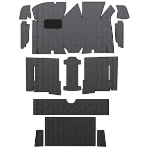 kit moquette standard noire (10 pcs) pour véhicule 4 portes ...