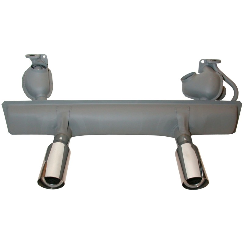 silencieux 1300-1600 8/65- Europe qualité supérieure avec sorties sport inox gros diamètres