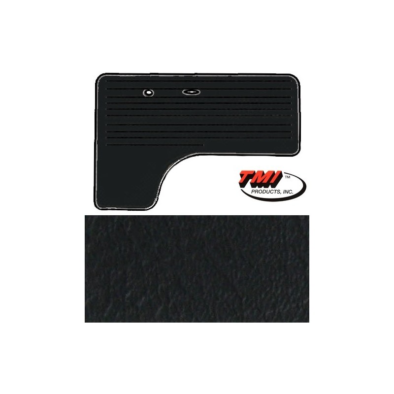 set de 2 panneaux de porte avant Bay Window 68-79 Noir