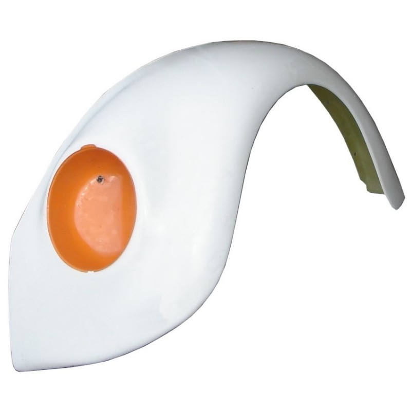 aile avant gauche -7/67 en polyester élargie de 2,5cm aile e...