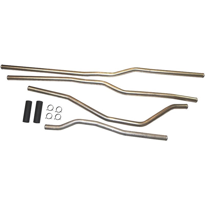 set de tuyaux inox de refroidissement pour T25  1,9/2,1  8/87-7/92