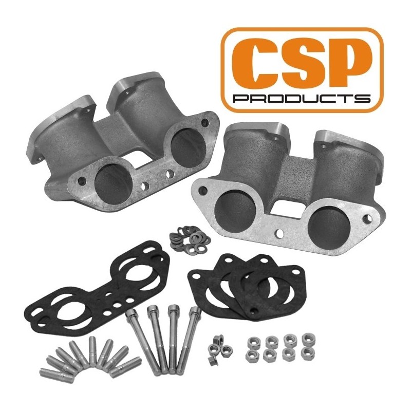 set de 2 pipes d'admission courtes 4 trous CSP pour IDF/HPMX...