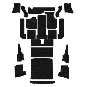 kit moquette cabriolet 20 pièces noire 56-68