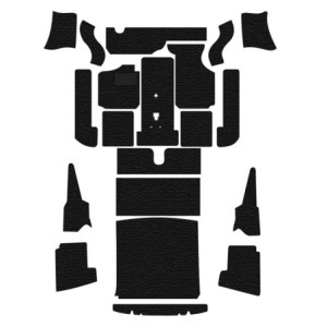 kit moquette cabriolet 20 pièces noire 69-74