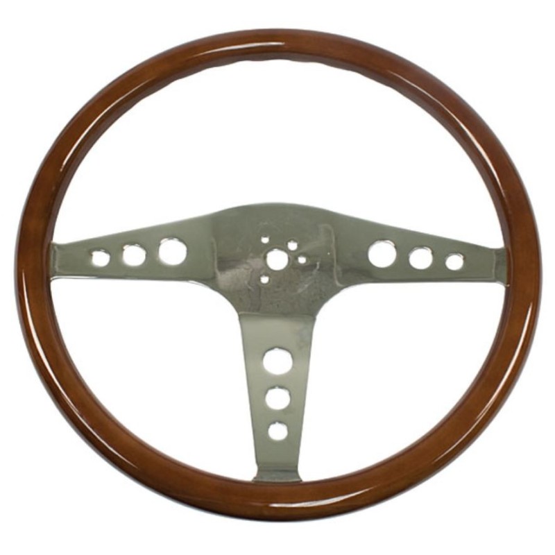 volant 3 branches EMPI Classic Wood diamètre 457mm pour T2