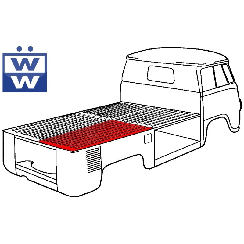 quart de plancher dessus moteur pickup simple cabine -67 (il...