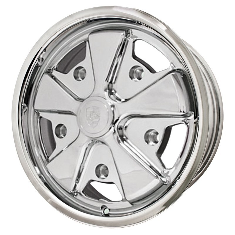 jante FUCHS chromée  4,5x15'  5 x 205  (ET 20)