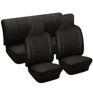 kit housses de sièges noir...